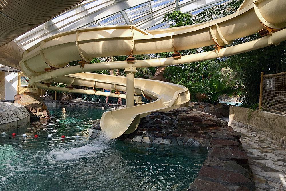 Kleine glijbaan, Aqua Mundo zwembad Center Parcs De Kempervennen