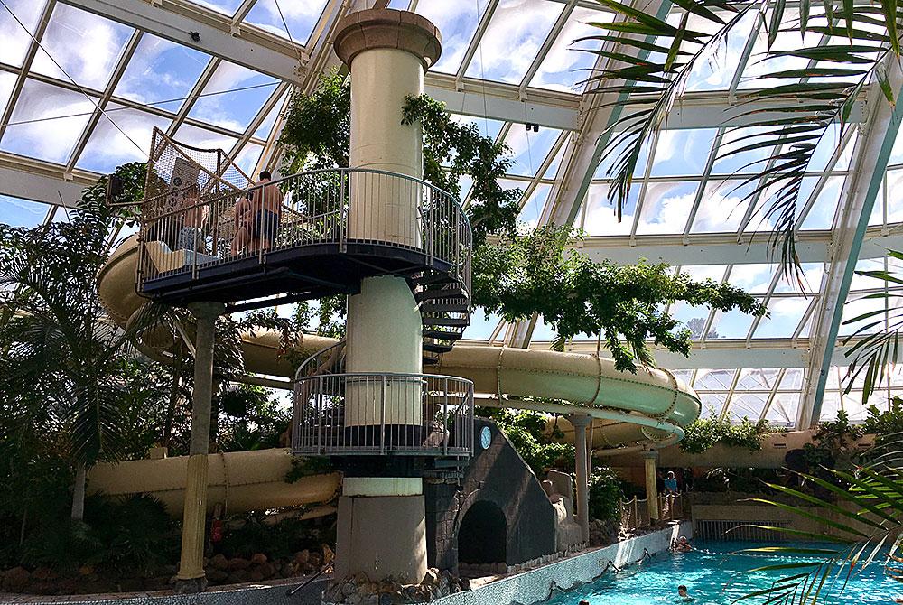 Grote glijbaan, Aqua Mundo Center Parcs De Kempervennen