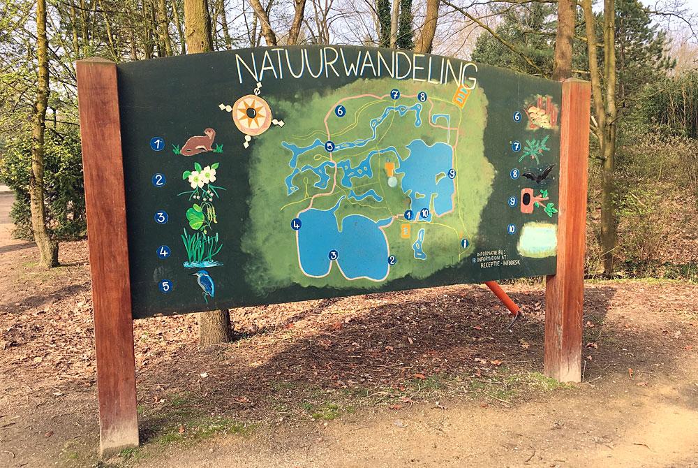 Natuurwandeling door vakantiepark Center Parcs De Kempervennen