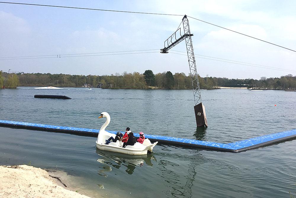 Waterfietsen, Center Parcs De Kempervennen