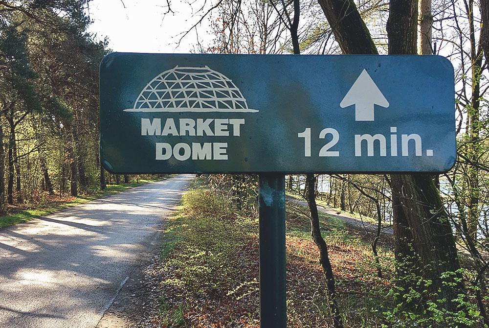 Route naar de Market Dome