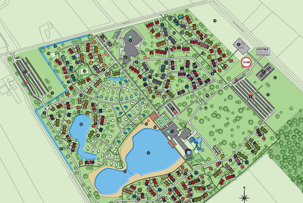 Plattegrond Hof van Saksen