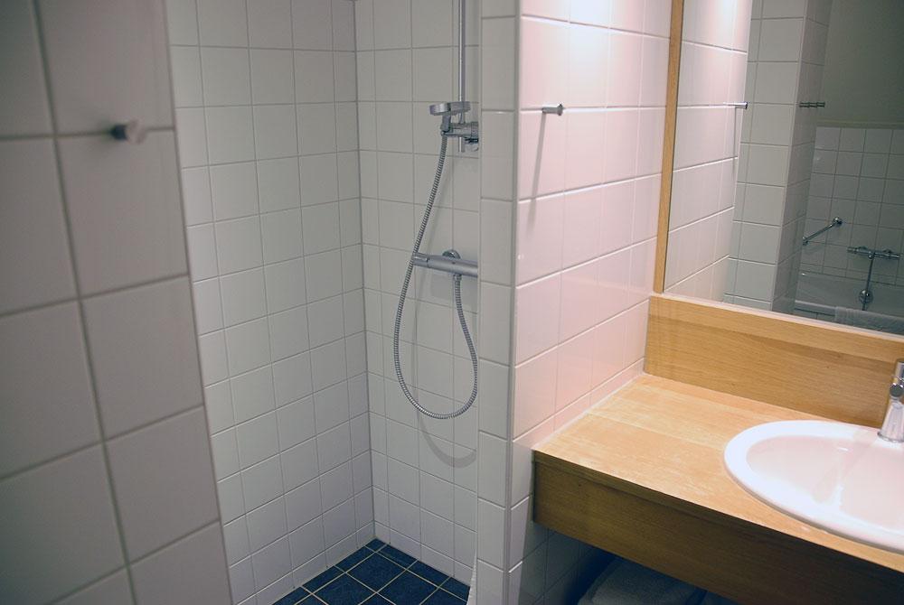 Douche in de boerderij, Hof van Saksen
