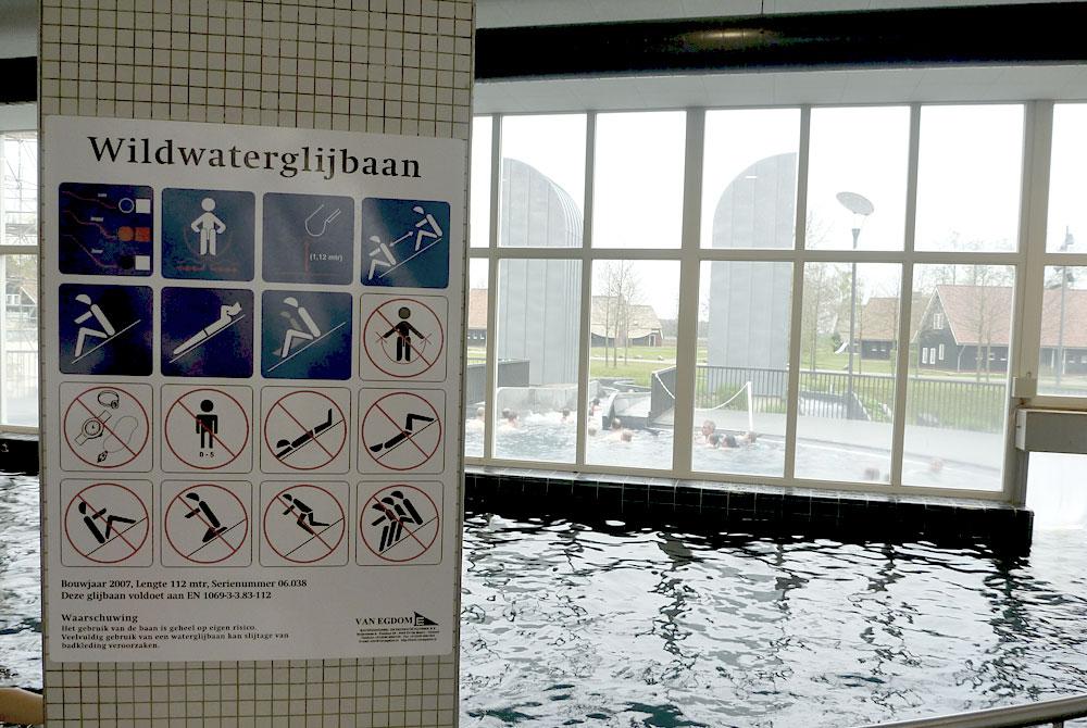 Veiligheidsvoorschriften van de wildwaterbaan, Hof van Saksen