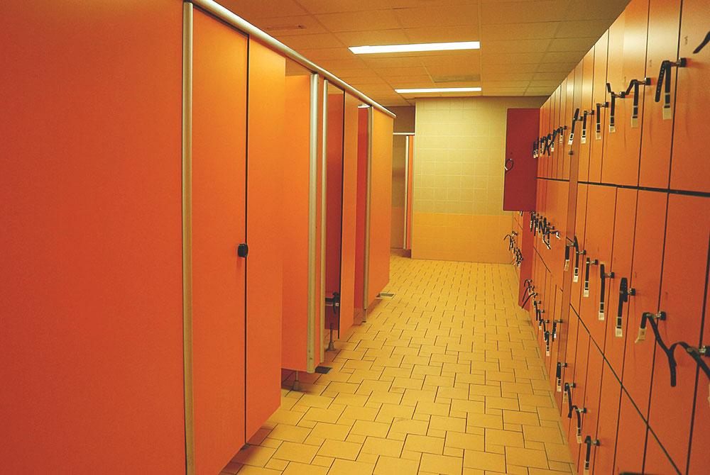 Kleedruimte van het zwembad, Landal Orveltermarke