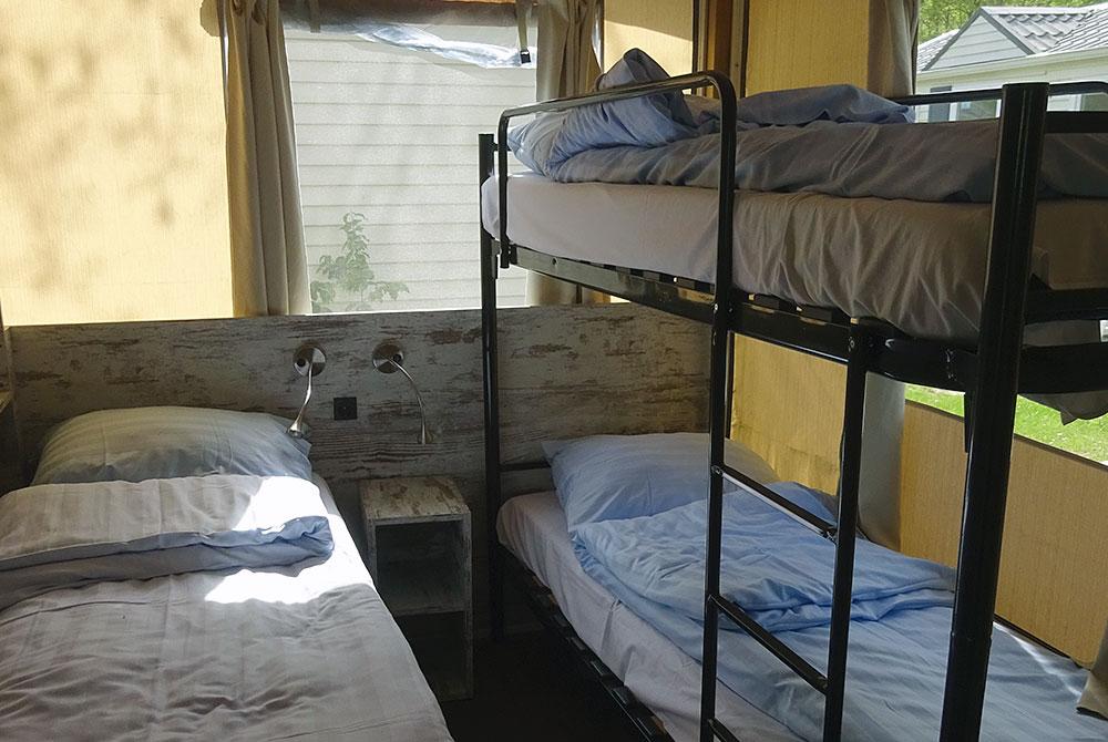 Slapen in de lodgetent, Parc La Clusure