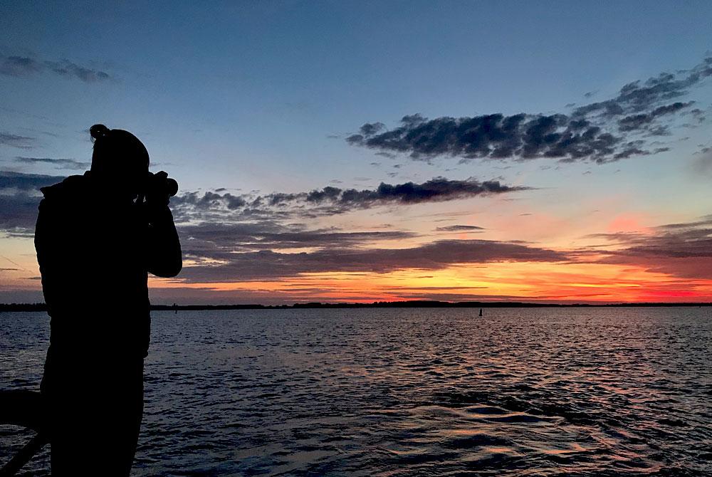 De zonsopgang op het Lauwersmeer, Landal Esonstad