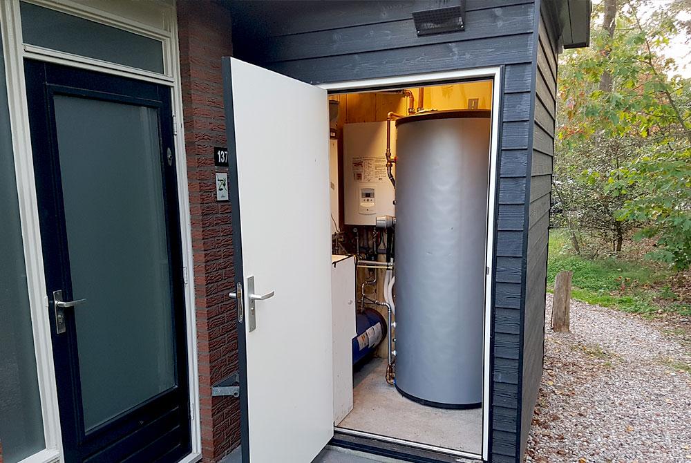 Warmteterugwinningsunit en warmtepomp, Landal Twenhaarsveld
