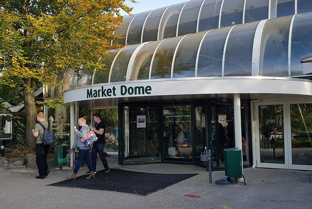 Market Dome ingang, Center Parcs De Huttenheugte