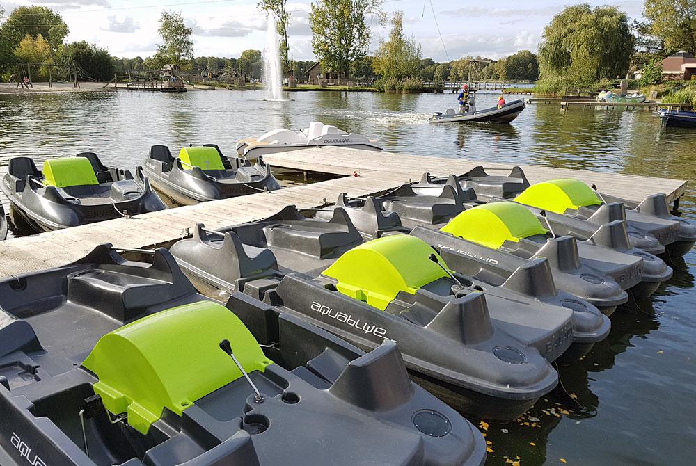 Waterfietsen, Center Parcs De Huttenheugte