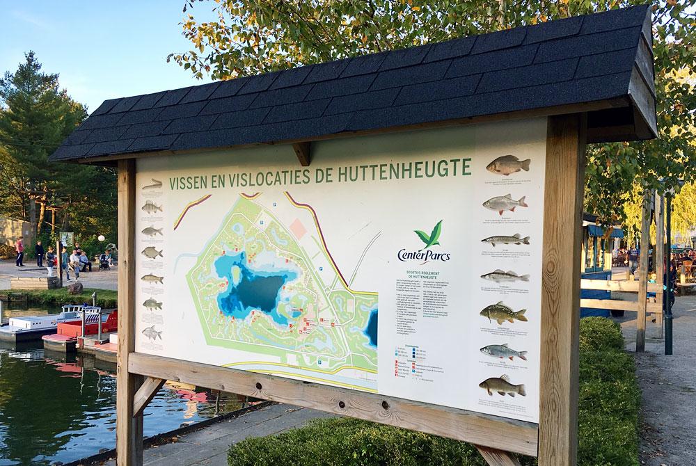 Vissen en vislocaties op De Huttenheugte