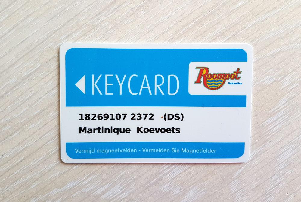 Keycard, Roompot Beach Resort