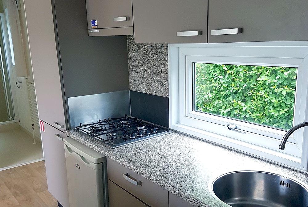 De keuken in de chalet, Roompot Beach Resort