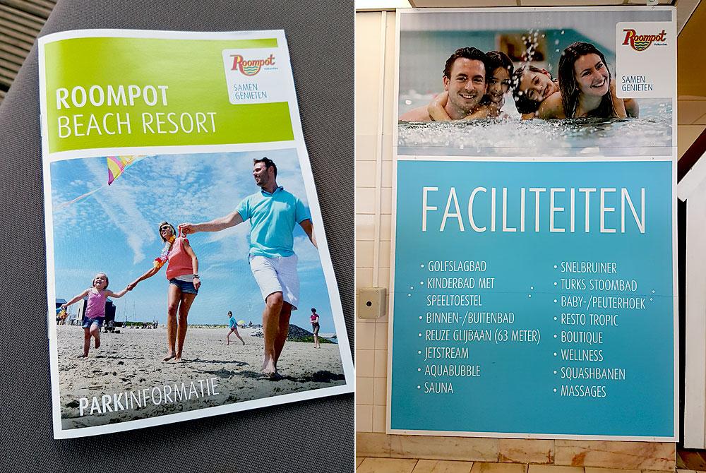 Parkinformatie en faciliteiten, Roompot Beach Resort