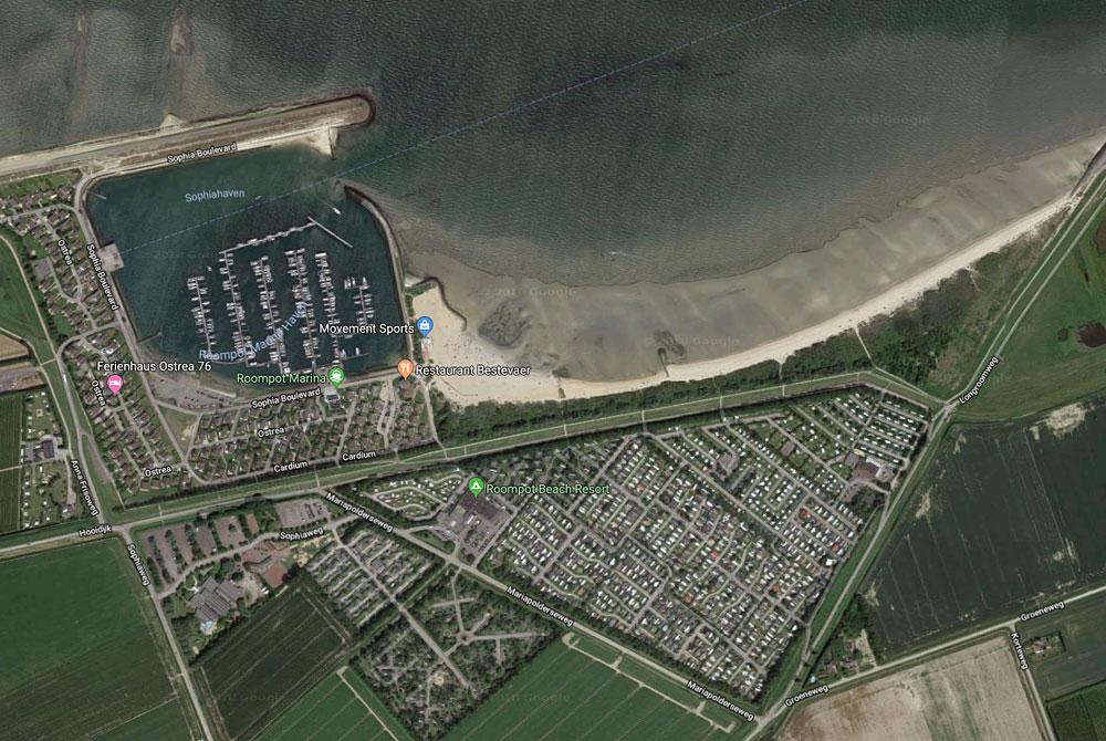 Roompot Beach Resort ligging aan het strand