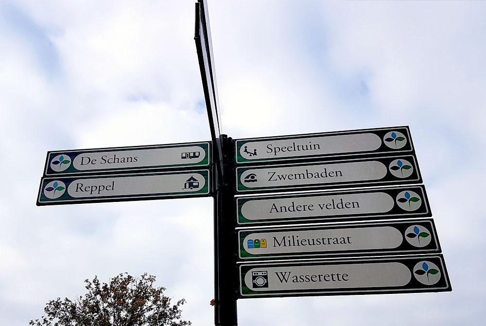 Bewegwijzering, Buitenhof de Leistert