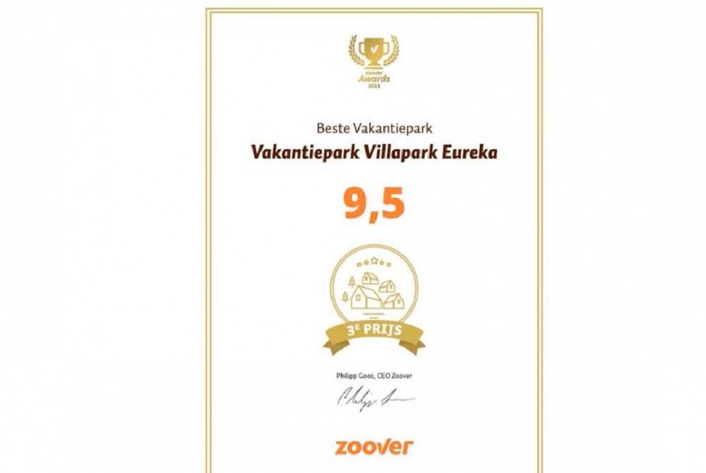 Award voor Villapark Eureka