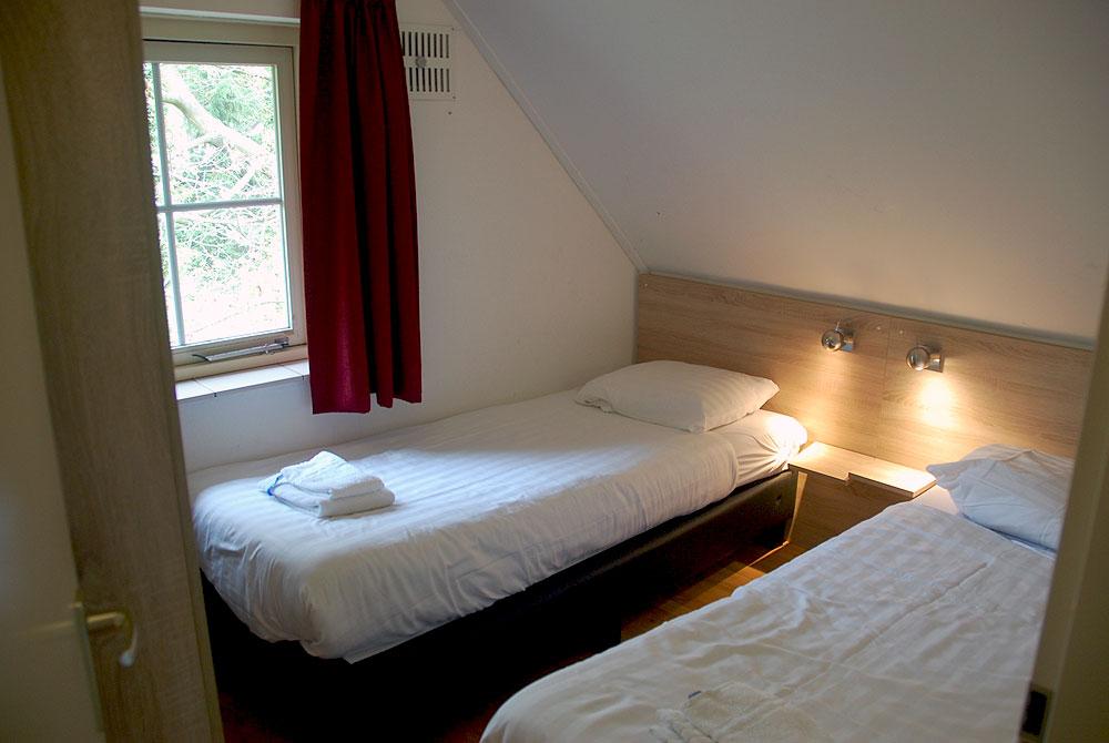 Slaapkamer met losse bedden, Landal Het Land van Bartje