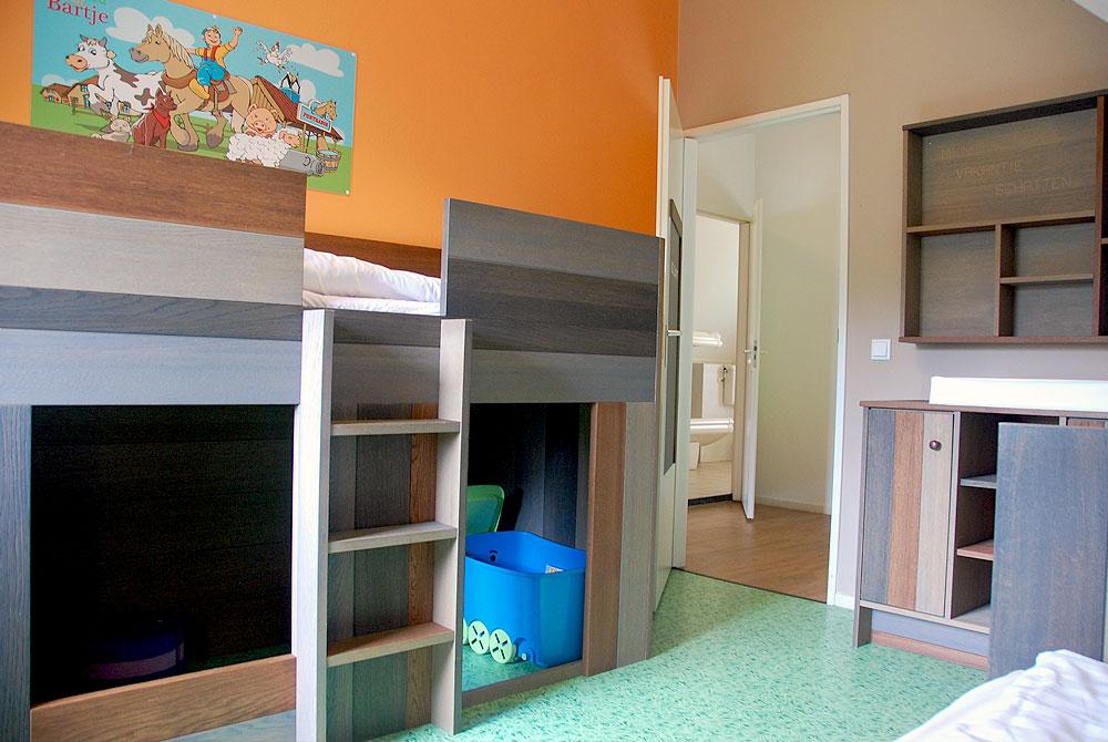 Kinderkamer in de 8ELK kinderboerderij, Landal Het Land van Bartje