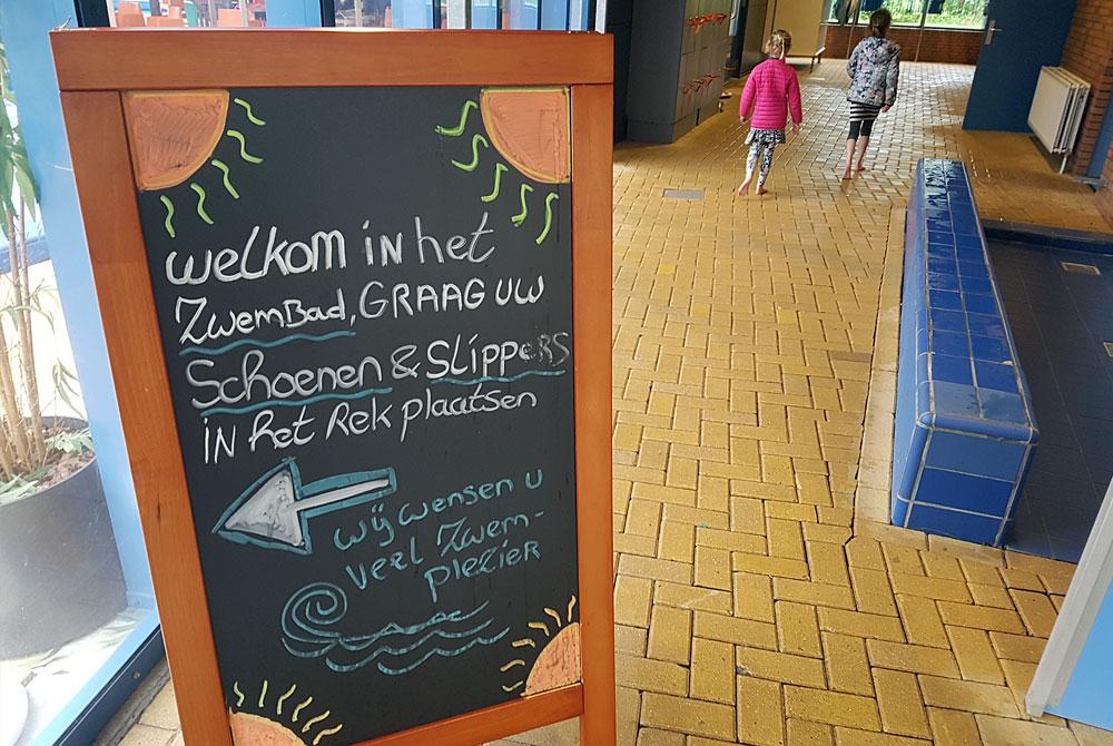 Welkom in het zwembad