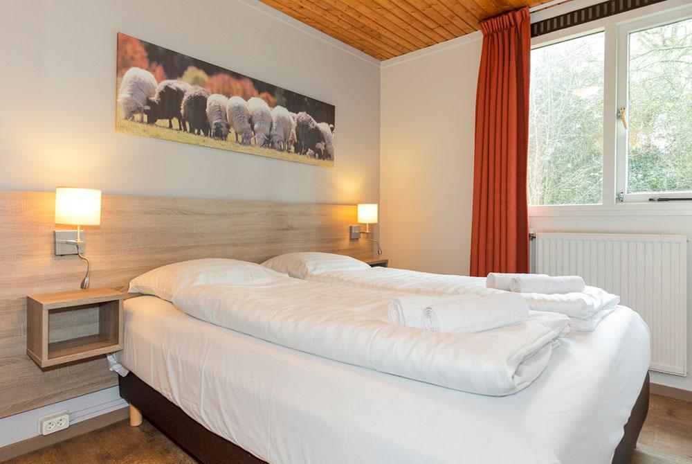 Slaapkamer in de baby bungalow