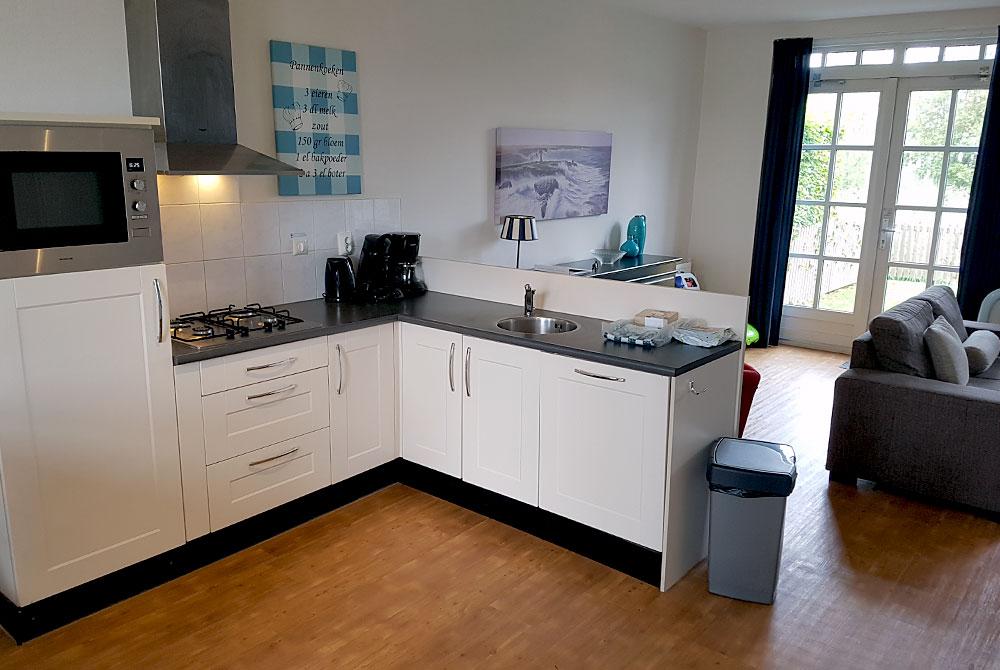 De keuken van de bungalow, Landal Esonstad