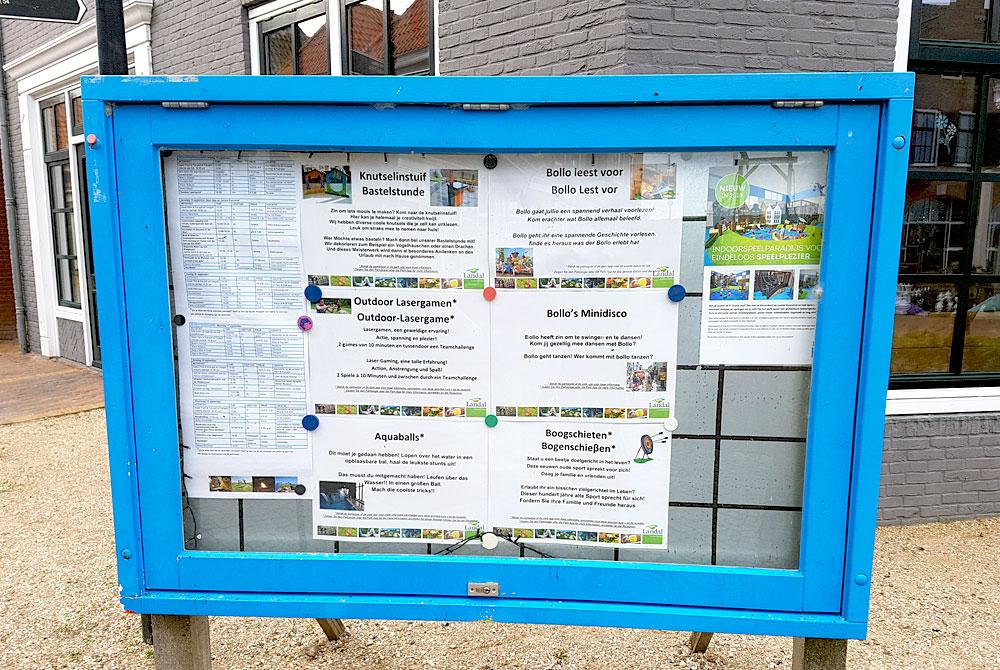 Activiteitenprogramma, Landal Esonstad