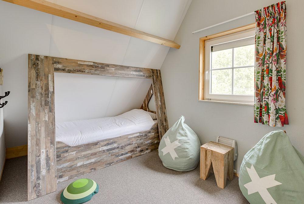 Slaapkamer in de 4-persoonskinderbungalow - Boerenhoeve 4CK, Landal Landgoed De Hellendoornse Berg