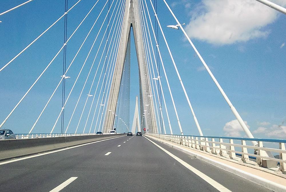 Onderweg naar onze camping