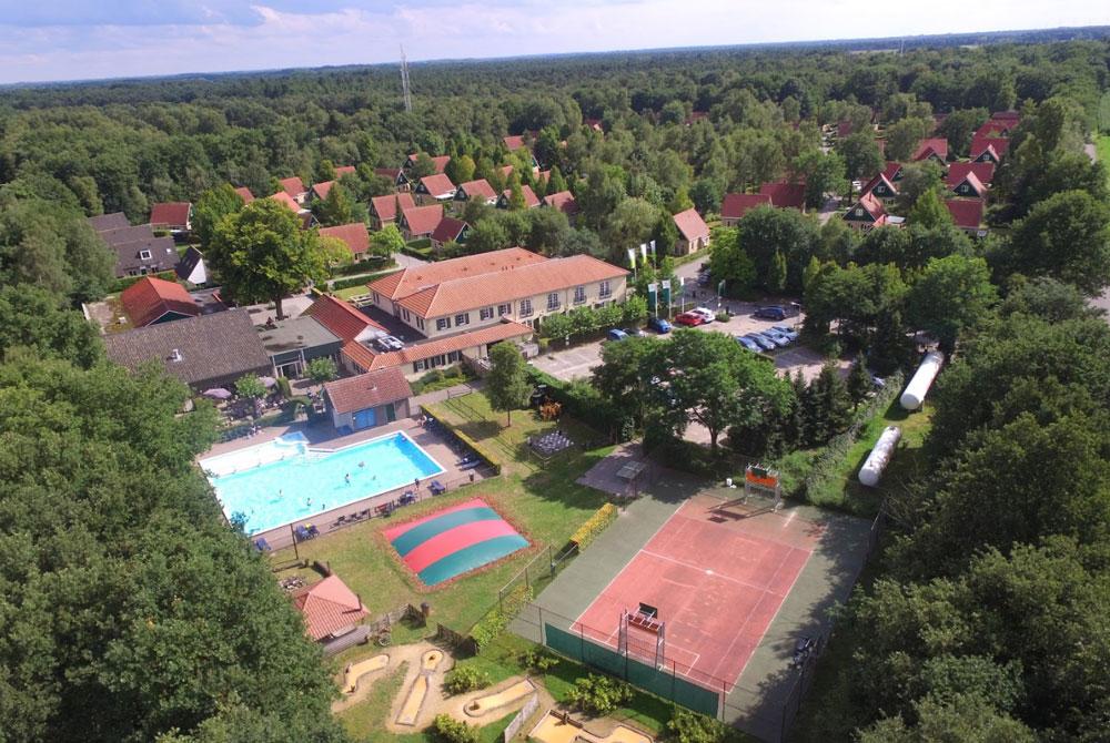 Landal Duc de Brabant vanuit de lucht