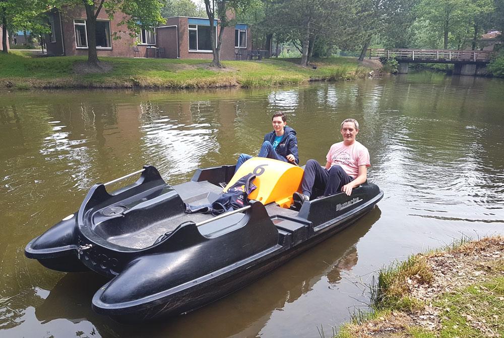 Waterfietsen, Vakantiepark Weerterbergen