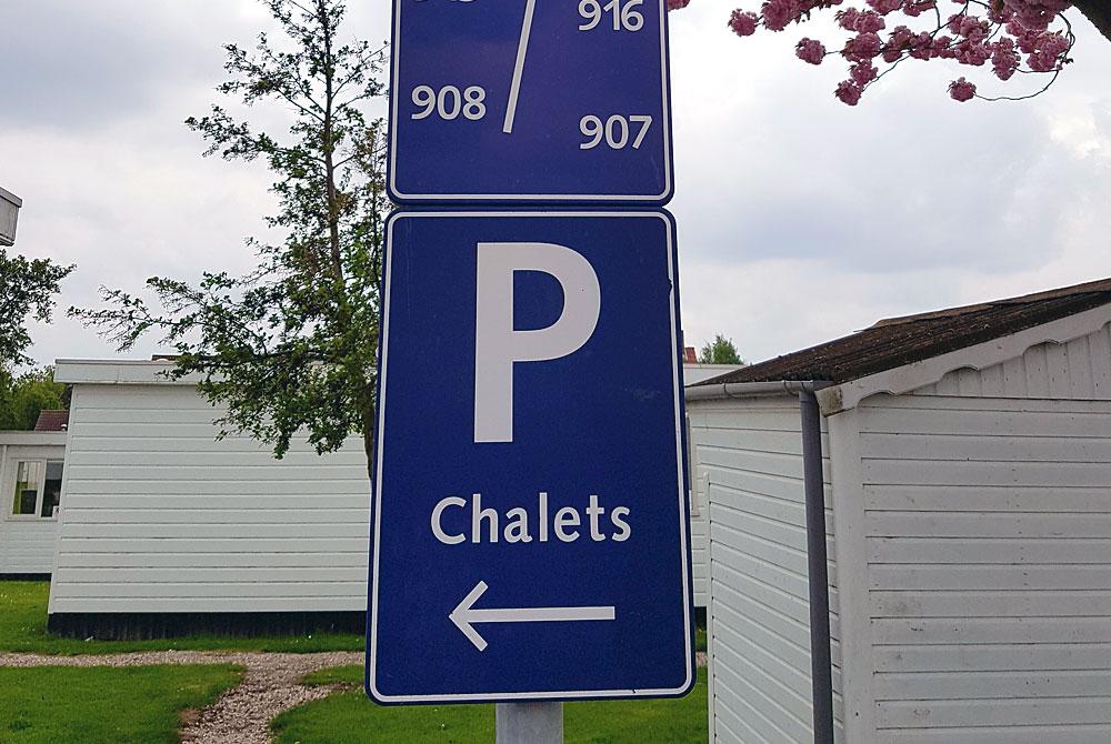 Parkeren chalets, Roompot Vakantiepark Zeebad