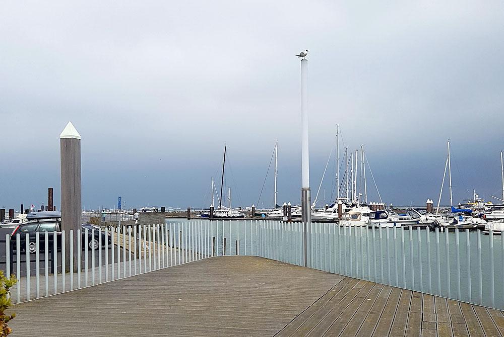 Jachten in de haven van Breskens
