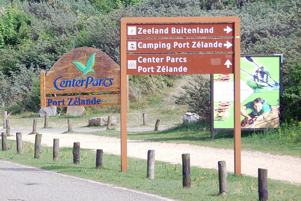 Center Parcs Port Zélande ingang