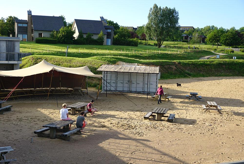 Strand, Beachclub Fun de l’Eau d’Heure