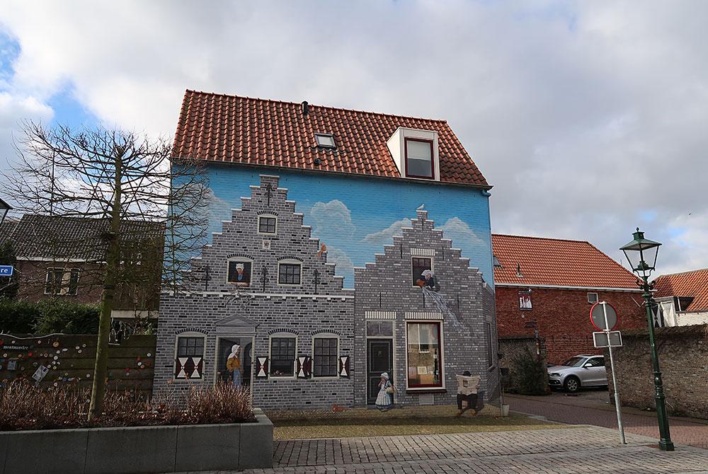 Muurschildering Zierikzee