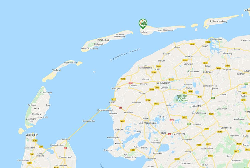 Vakantiepark Boomhiemke op de kaart