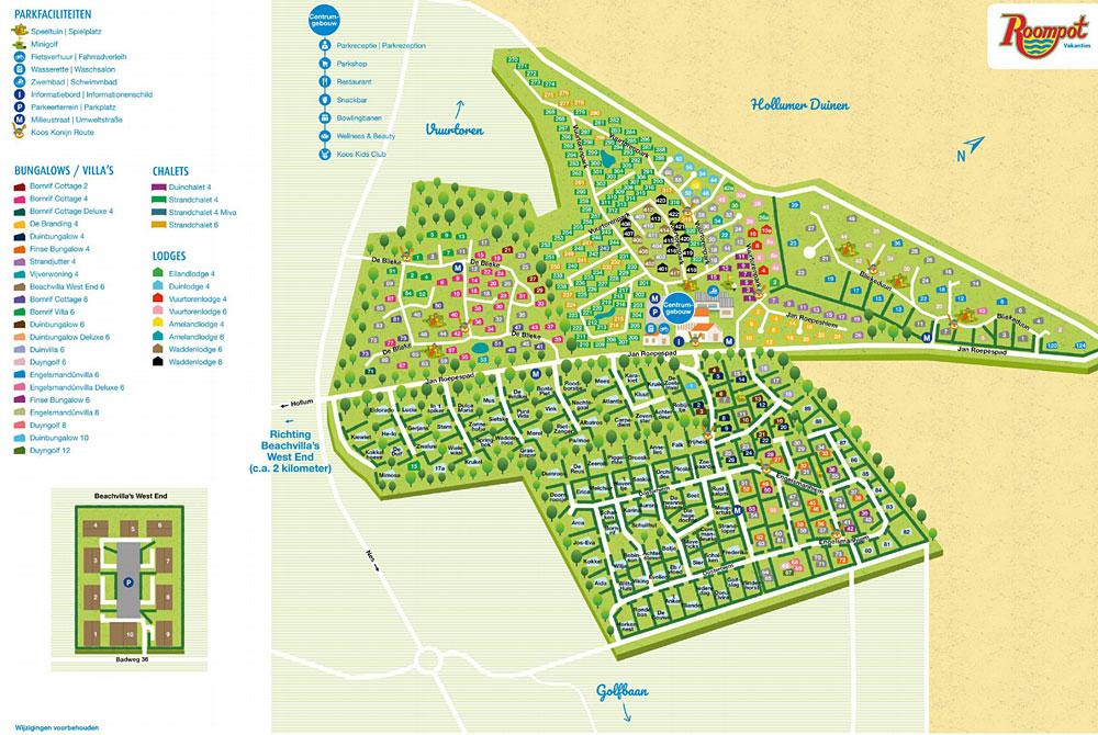 Plattegrond, Vakantiepark Boomhiemke