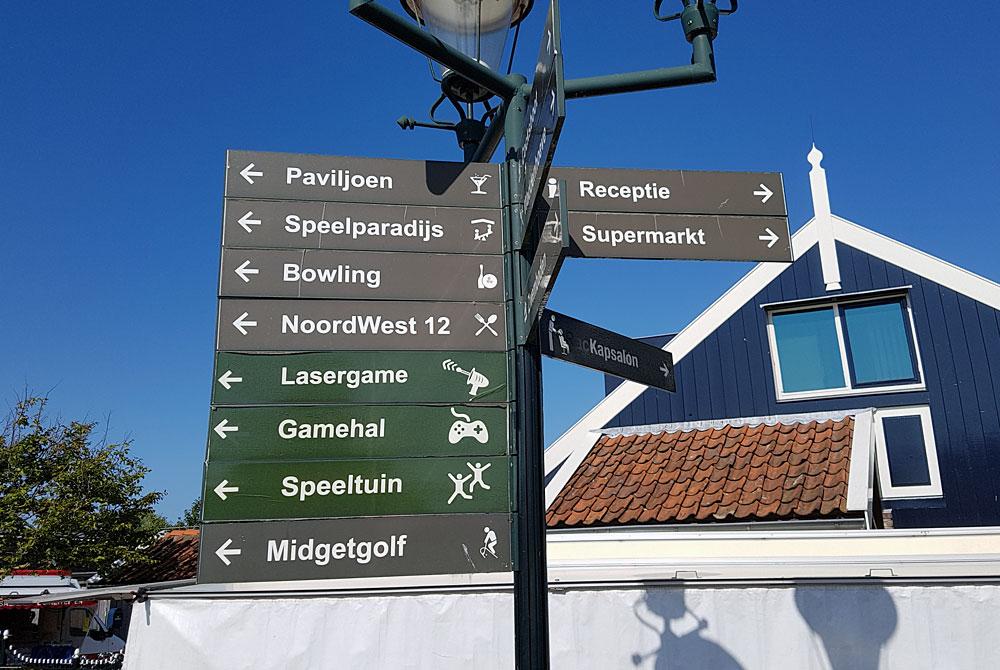 Faciliteiten, Vakantiepark De Krim