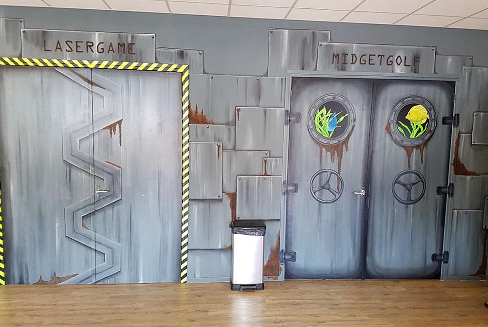 Lasergame en midgetgolf, Vakantiepark De Krim