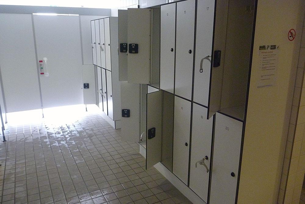 Kluisjes in het zwembad, Landal Waterparc Veluwemeer