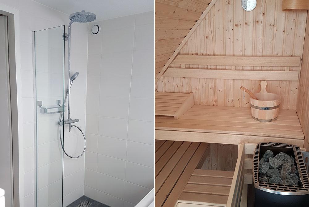 Landal Kaatsheuvel badkamer in de vakantiewoning