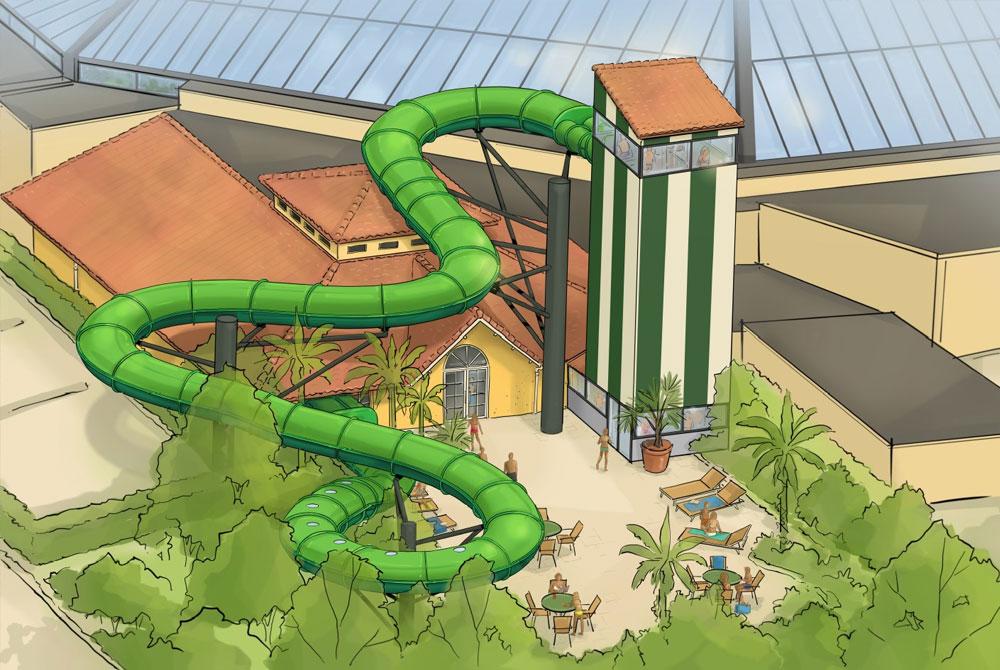 Duo Racer glijbaan, Center Parcs De Eemhof