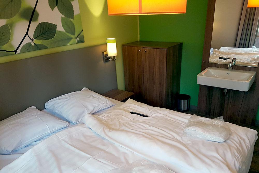 Slaapkamer van de 6-persoonsbungalow, Landal Rabbit Hill