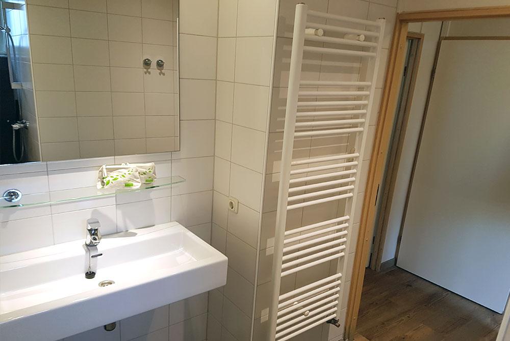 Badkamer in de bungalow, Landal Rabbit Hill