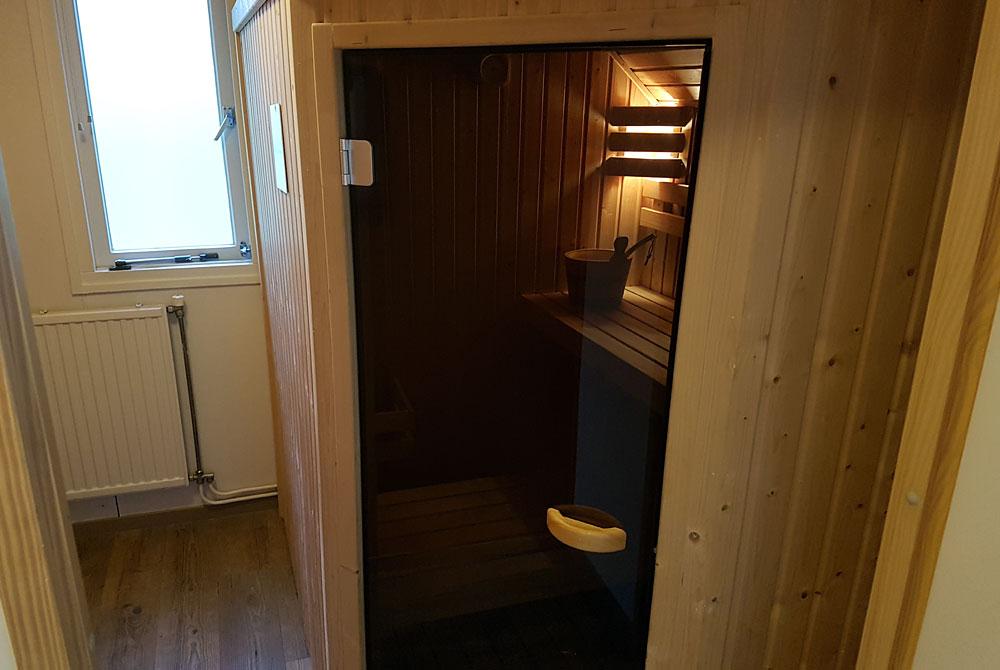Sauna in de bungalow, Landal Rabbit Hill