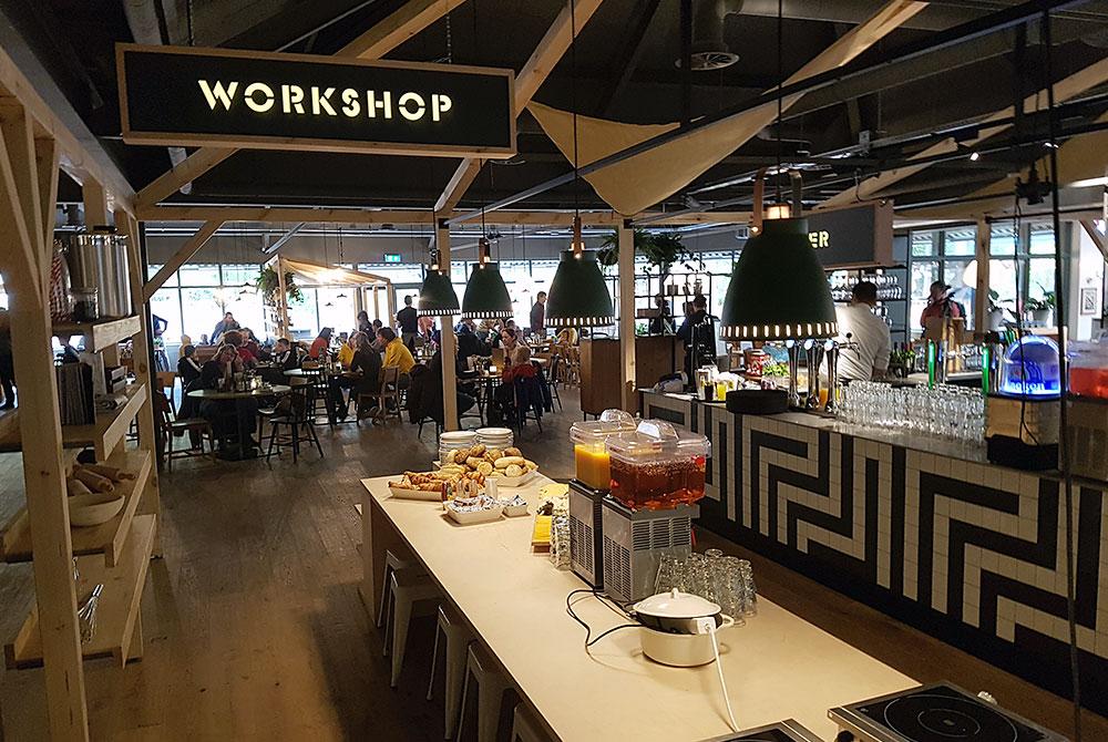 Workshop in de Brasserie, Landal Rabbit Hill