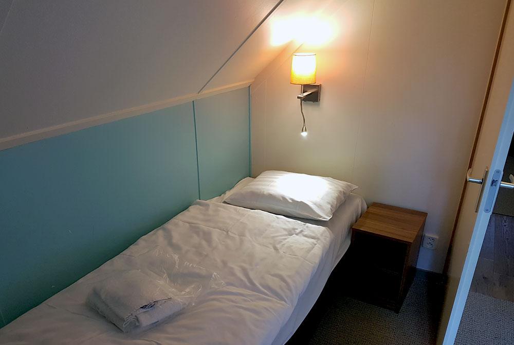 Slapen in de bungalow bij Landal