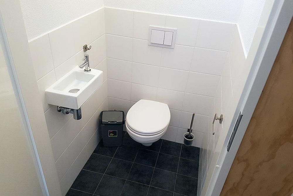 Toilet in de accommodatie, Tusken de Marren