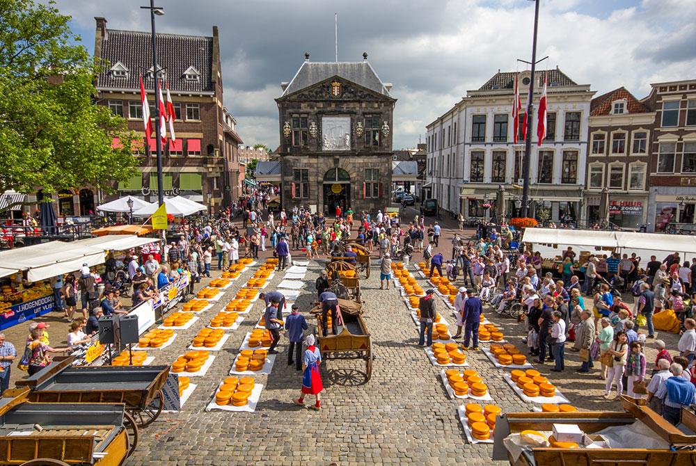 De Kaasmarkt van Gouda, Zuid-Holland